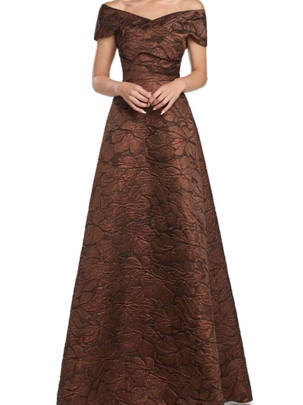 NWT Alexander by Daymor 2055F24 A-Line Mother of the Bride Dress Copper size 12